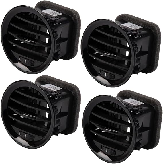 4 Pieces Ventilation Grille Cover Air Vent Grill Chrome, Compatible With Opel Adam Corsa D Mk3, Replacement For 13417363 2201099 13363314