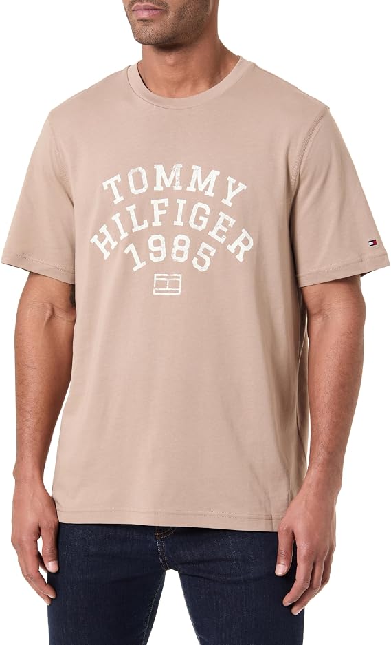 Tommy Hilfiger Men's Hilfiger Arch Tee Mw0mw41470 S/S T-Shirt (Pack of 1)