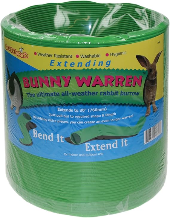 Snugglesafe All Weather Flexible Bunny Warren Fun Tunnel, green (Package may vary) [Energy Class B]