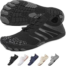 Hike Barefoot Shoes for Womens & Mens,Pro Footwear with Wide Toe Box & Non-Slip Barefoot Shoes Unisex,Athletic Outdoor Hiking Footwear,Water Shoe Running Shoe Dark Gray
