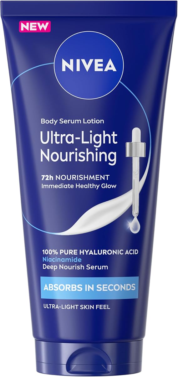 NIVEA Ultra-Light Nourishing Body Serum Lotion 200ml