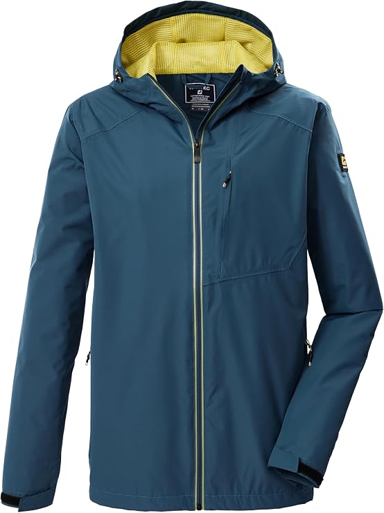 Killtec Men's Kos 56 Mn Jacket Functional Jacket / Outdoor Jacket with Hood Packable