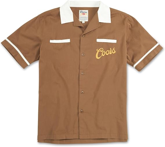 AMERICAN NEEDLE Coors Original Out West Brown Bowling Jacket