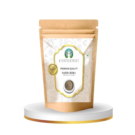 AYURVEDASHREE Whole Jeera Safed 200Gm, Jeera, White Cumin, Cumin,Cuminum cyminum, 100% Natural, NON-GMO, Gluten Free, Spice, Indian Jeera, cooking