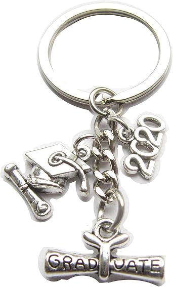 Keychain Handmade Keyring,graduate diploma graduation cap 2018 2019 2020, Personalized