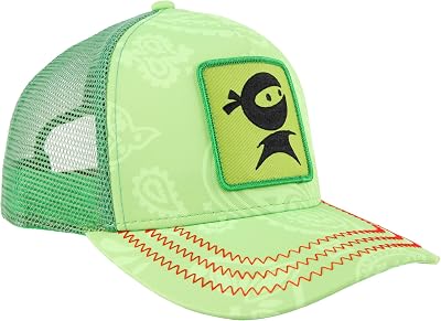 SUN NINJA Trucker Hat - Snapback Baseball Cap for Men & Women - Everyday Wear with Breathable Mesh Side and Adjustable Strap