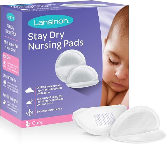 Lansinoh Nursing Pads, Pack of 36 Ultra Soft Disposable Breast Pads