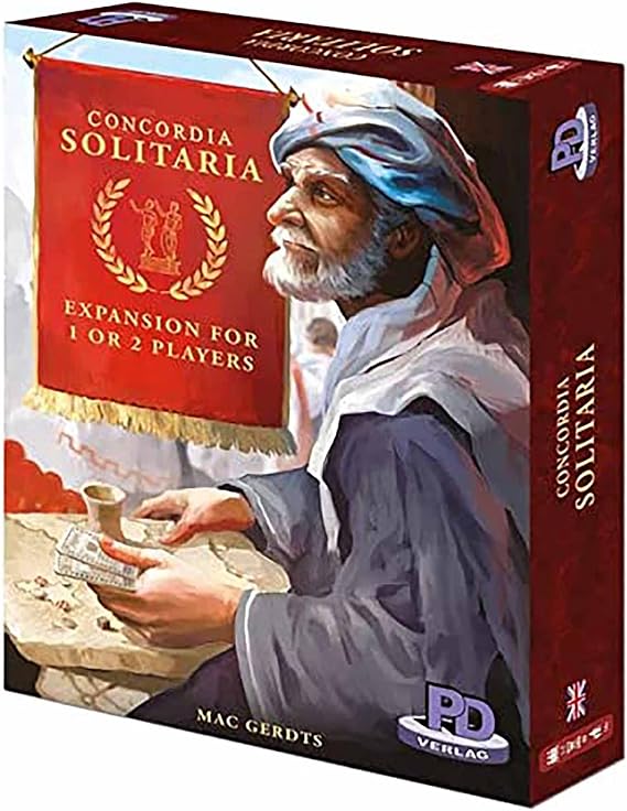 Rio Grande Games Concordia Solitaria Expansion: Solo & 2-Player Board Game Strategy