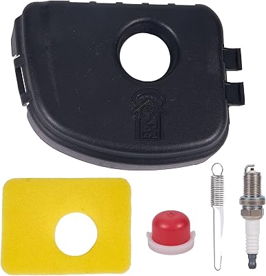 595660 Air Cleaner Cover & 799579 Air Filter Kit for 590581 Most 450E 550E 550Ex 08P502 08P602 09P602 09P702 Series Lawn Mower Engines with 698719 Spring Kit
