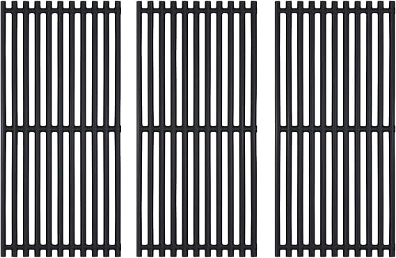 463242516 Grill Grates Replacement Parts for Charbroil Tru Infrared 3 Burner Gas Grill Parts 463355220 463242515 463367016 Grates G474-0017-W2 G466-0025-W1A Char-Broil 17 inch Cast Iron Cooking Grids