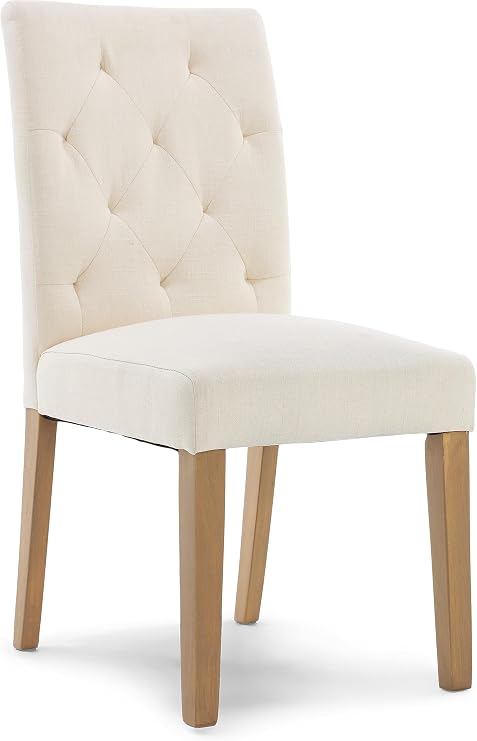 Finch Westport Tufted Dining Chair, Set of 2, Cream