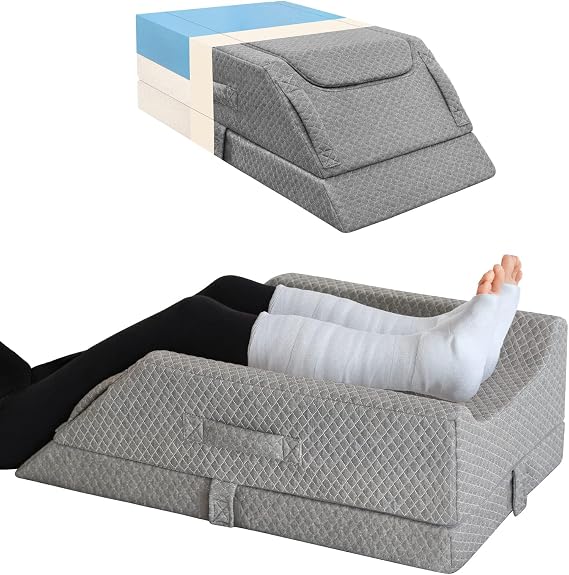 KingPavonini Adjustable Leg Elevation Pillows for Swelling After Surgery