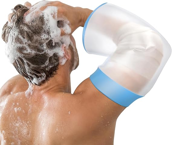 PICC Line Sleeve Cover for Upper Arm, Waterproof Shower Cover For Adult Arm