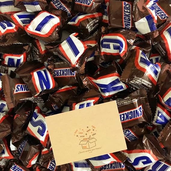 Snickers Miniature Chocolate Snickers Minis Candybox 60 Mail Service