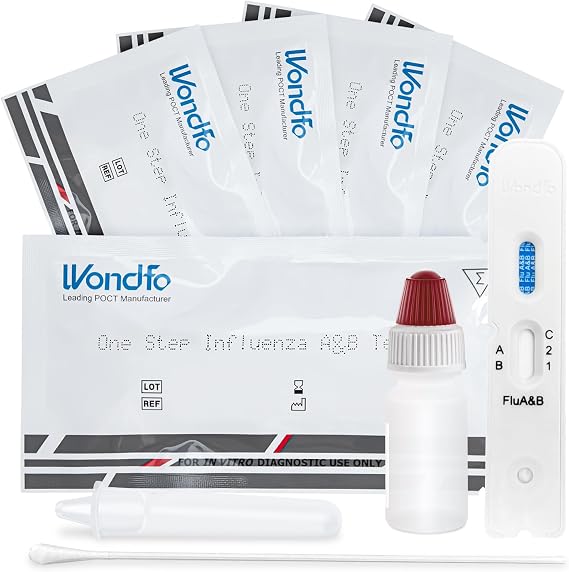 Wondfo İnfluenza A ve B Test Kiti 5 Test