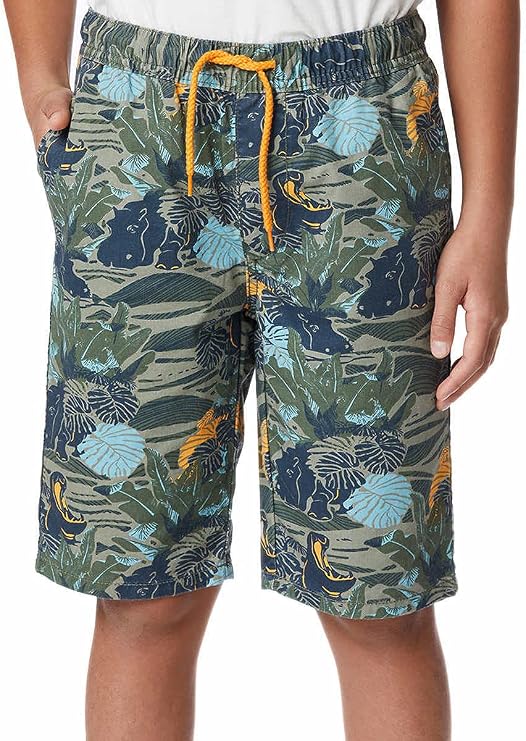 UNIONBAY Youth Pull-On Short (Taupe, Large)