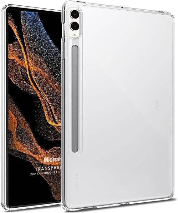 Microsonic Case for Samsung Galaxy Tab S9 FE+ Transparent Soft Transparent [Galaxy Tab S9 Case Compatible with FE+ - Transparent]