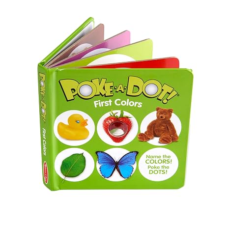 Melissa & Doug Poke-a-Dot First Colors, Interactive Popping Board Book