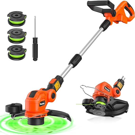 Cordless String Trimmer Compatible for Milwaukee 18V Battery
