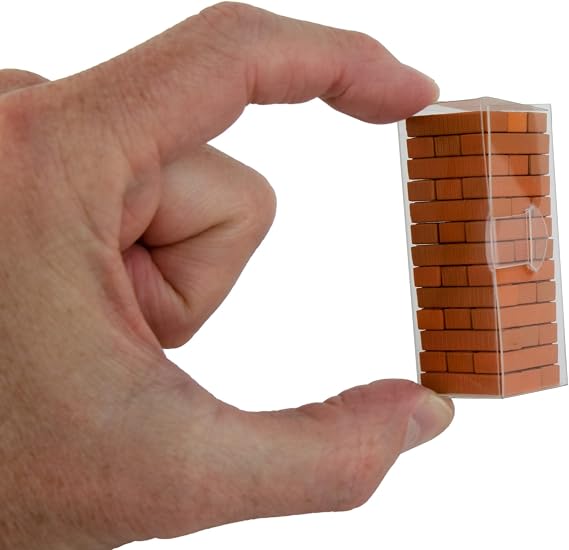 Worlds Smallest Super Impulse - 361223 Jenga - The World-renowned Skill Game as a Mini Version, from 6 Years