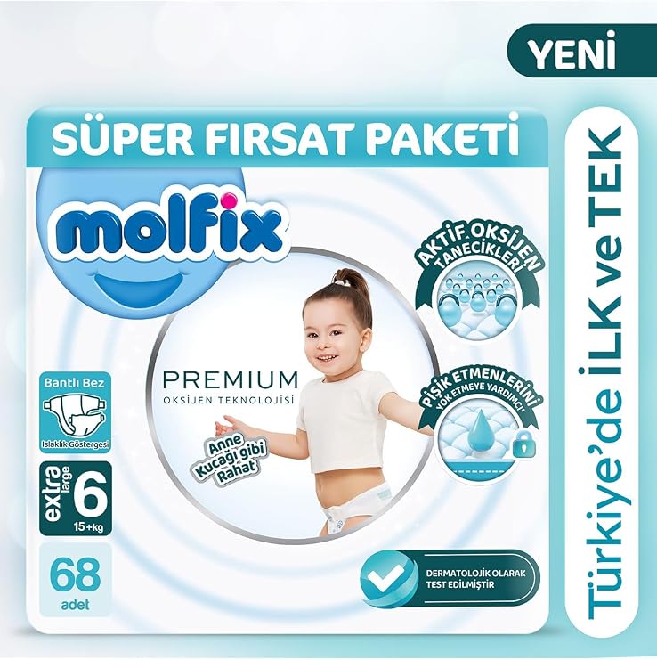 Molfix Premium Super Deal Package Size 6 68 Pieces
