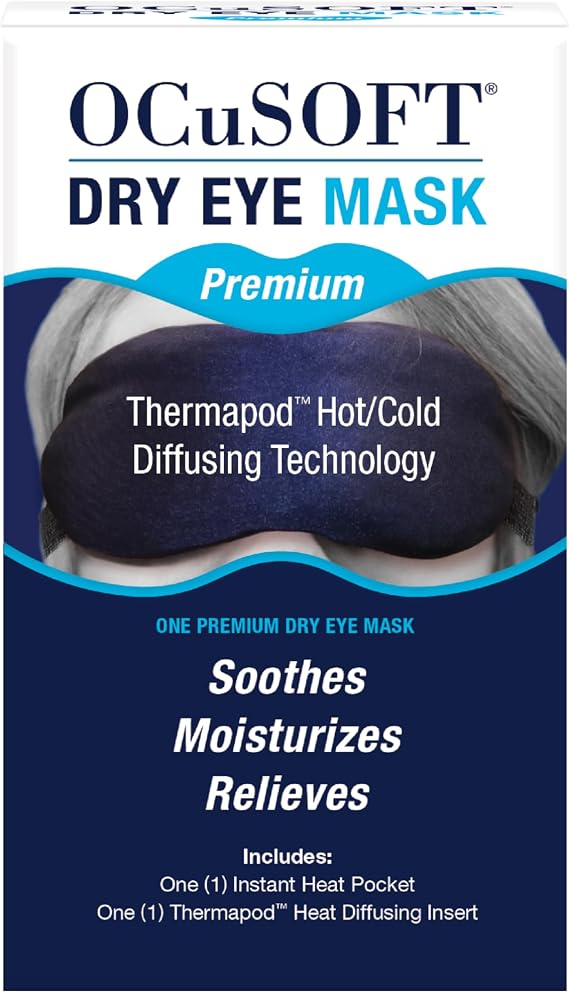 OCuSOFT Dry Eye Mask Premium for Tired Eyes 1 Instant Heat Diffusing Mask