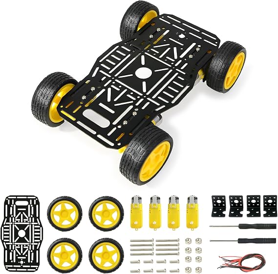 4WD Robot Chassis Kit for Arduino/Raspberry Pi