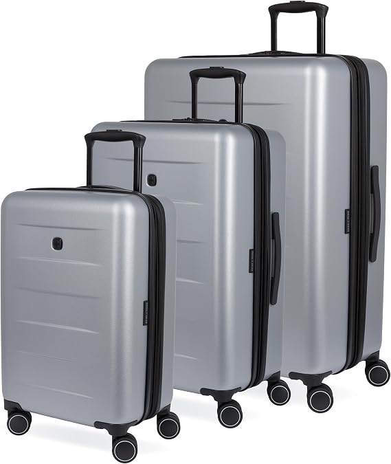 SwissGear 8020 Eclipse Collection Hardside Expandable Luggage Ultimate Grey