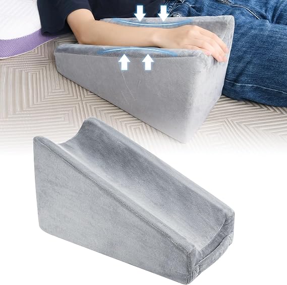 Arm Elevator Pillow, Soft Foam Elbow Support Pillow for Bed Sores, Ergonomic Arm Rest Wedge Pillow Arm Support Sponge for Sleeping