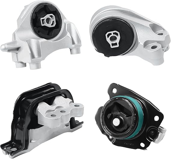 4PCS Engine Motor Mount Transmission Mount Set Compatible with Chevy Equinox & GMC Terrain 20102017, Chevy Captiva Sport 20122015 L4 2.4L Automatic Transmission