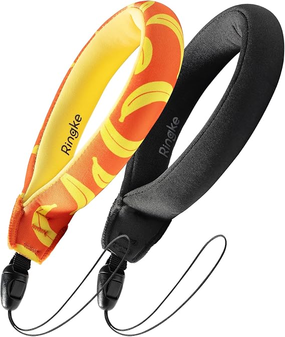Ringke Waterproof Float Strap (2 Pack), Floating Strap, Wristband, Hand Grip, Lanyard Compatible with Camera, Phone, Key