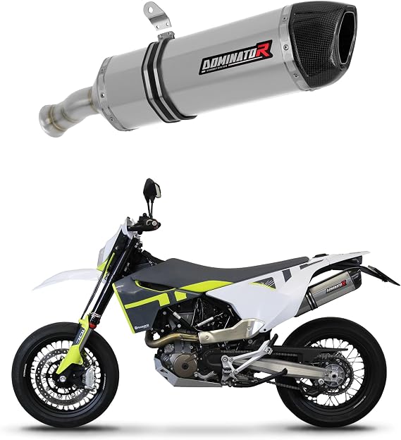 DOMINATOR Exhaust Silencer Muffler HP1 compatible with 701 SM Supermoto 2021-2024
