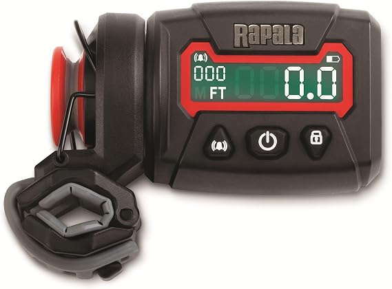 Rapala Digital Line Counter | Precision Line Measurement, Trolling and Casting, Depth Control, Freshwater and Saltwater Fishing, Easy-to-Read LCD Display