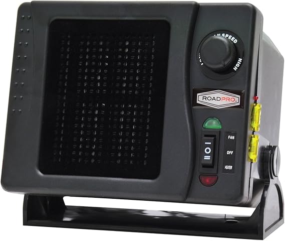 Roadpro 12v RPSL-681 12-volt Ceramic Heater/fan