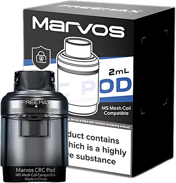 Freemax Marvos CRC Pod - Gunmetal - No Nicotine