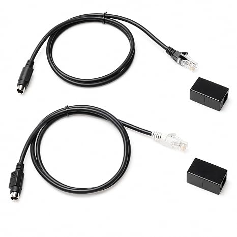 Wirenest VISCA Extendable Daisy-Chain Cable, 8-Pin Mini-DIN, Cat5/6