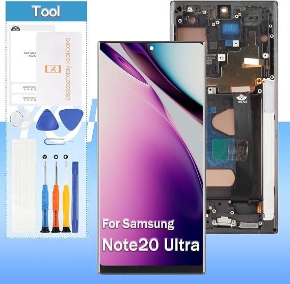 Incell for Samsung Galaxy Note20 Ultra Screen Replacement for Samsung Note 20 Ultra N985 N986 LCD Display Touch Digitizer Assembly(Not Fingerprint)