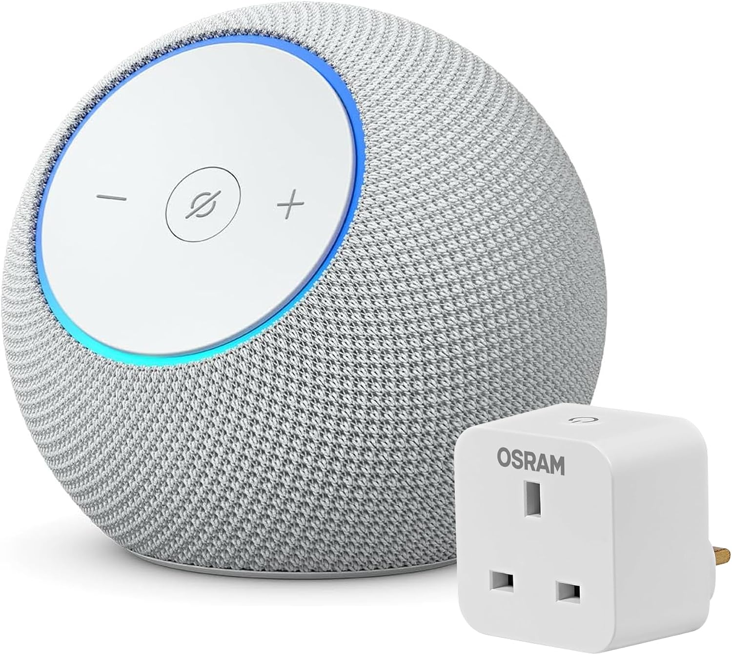 Amazon Echo Dot Max (newest gen) + OSRAM SMART+ Indoor Plug UK, with Alexa+ Early Access