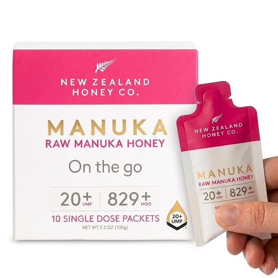Pure Manuka Honey UMF 20+ | MGO 829+ | 10 Raw Single-Serve Packets