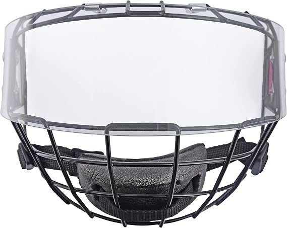 Zero Plus U-10 Youth Hockey Face Mask, Black