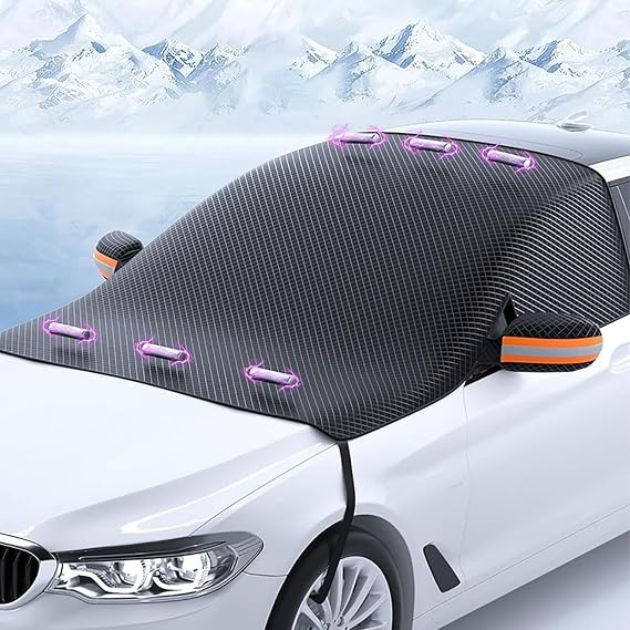 Car Windscreen Cover for Hyundai i20 Active 1.0 TGDI Oxford Fabric Winter Frost & Snow Protector Sun UV Shield Car Accessories,A/Entire-Vehicle