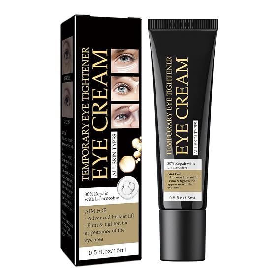 Jaysuing Temporary Eye Tightener Eye Cream, Instant Firmx Eye Cream Reduces Under Eye Bags and Wrinkles, Dark Circles Anti Aging Fine Lines, Firm Skin Under Your Eyes