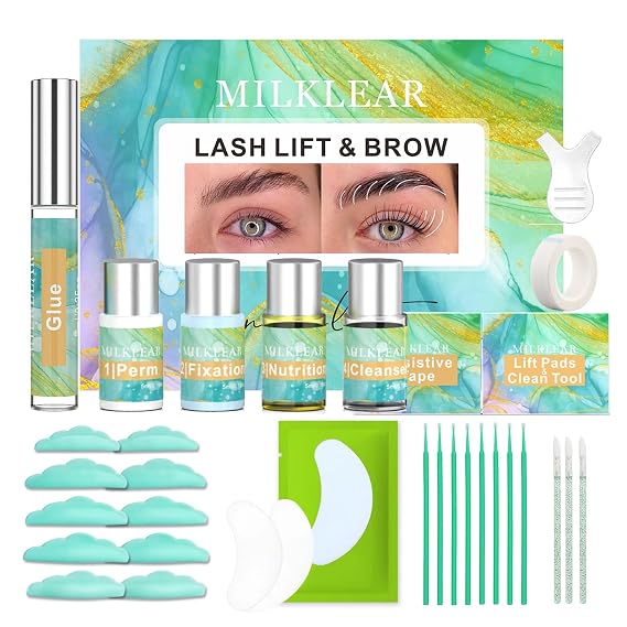 Lash Lift and Brow Lamination Kit, EyeBrow Gel Home DIY or Professional Use