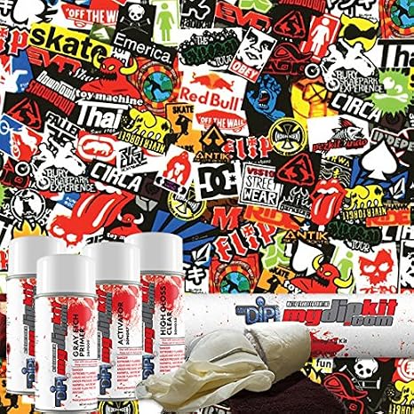 Hydrographics Film Kit - MyDipKit - LL-125 Skater - Water Transfer Printing