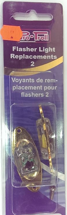 Pro-Troll Flasher Light Replacements Pro Flash Flashers (2 Pack), Red Green White