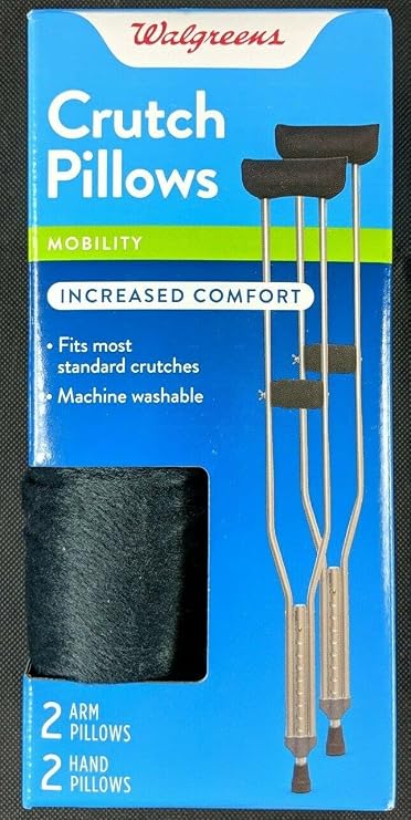 Walgreens Crutch Pillows 2 Arm Pillows 2 Hand Pillows Mobility Comfort Care