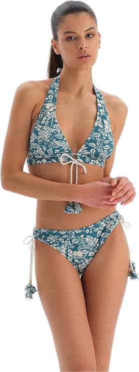 Dagi Bikini Üstü Yeşil Ekru
