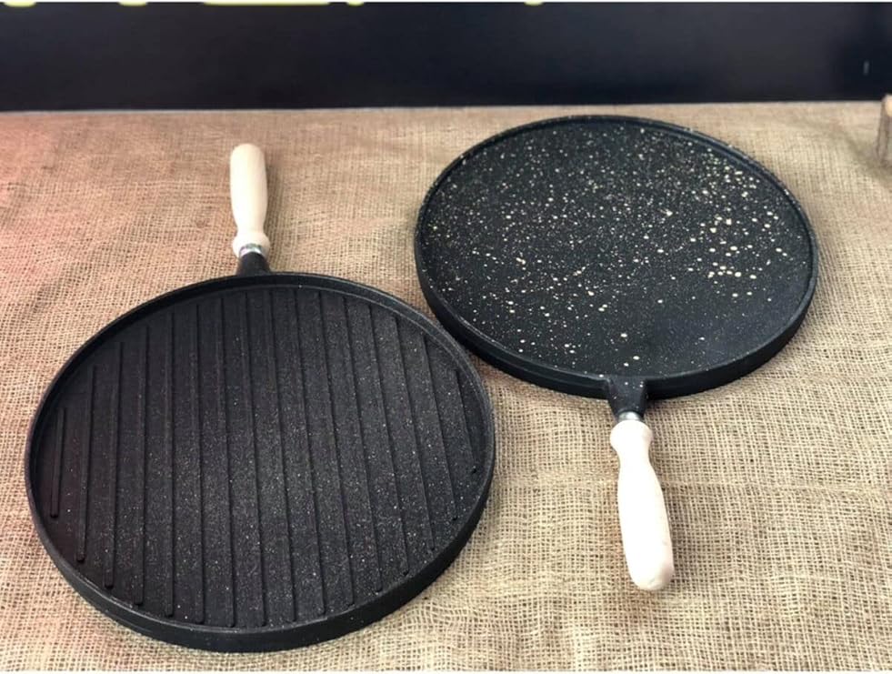 36 Cm Döküm Çift Taraflı Gözleme/Izgara Tavası