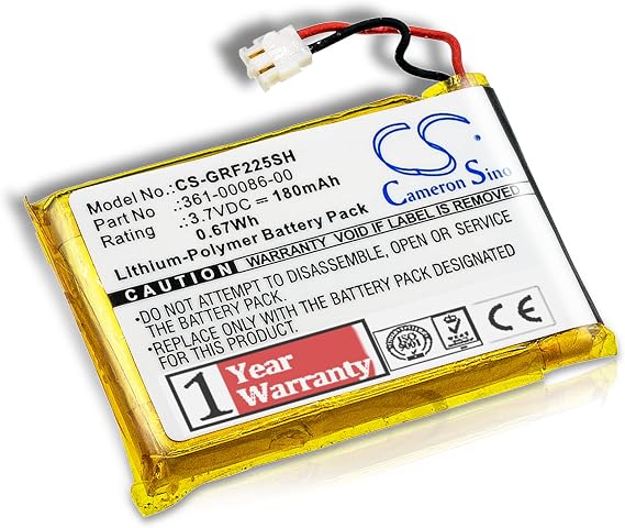 Replacement Battery for Forerunner 225, Forerunner 235, Forerunner 630, Forerunner 735XT, GRM0371754