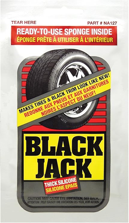 North American NA127 Black Jack Tire Shine Towelette - Single Pack